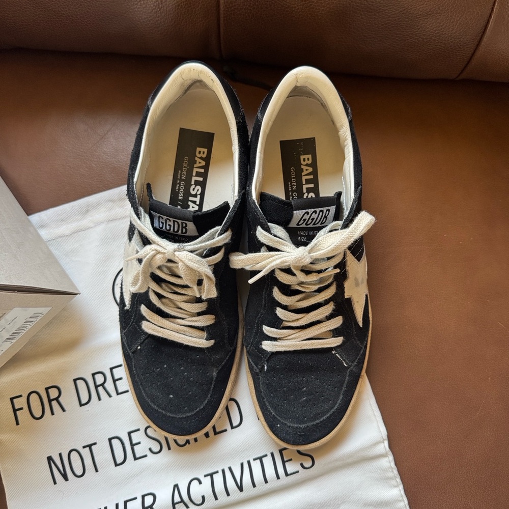 Golden Goose Ball Star black suede - Picture 4 of 10